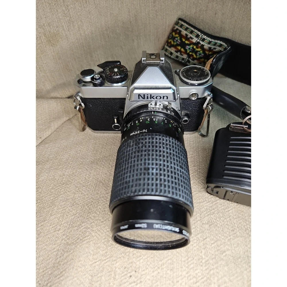 Vintage Camera & Lens Lot Canon Nikon Olympus Pentax Untested